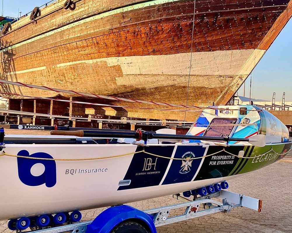 Boat with BQI Logo